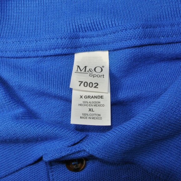 BLOCKBUSTER VIDEO Vintage Employee Uniform Polo Shirt Blue NEW Size XL - Picture 9 of 10